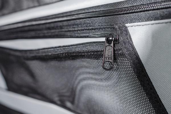 VanEquip Fensterpacktasche mit Paneel hellgrau für Mercedes V-Klasse/Vito (ab 2014), Fahrerseite L2